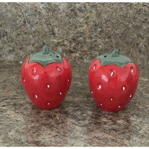 Strawberry Salt & Pepper Shakers NEW